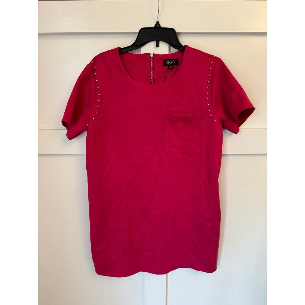 GiGiO pink suede with stud‎ accents size medium